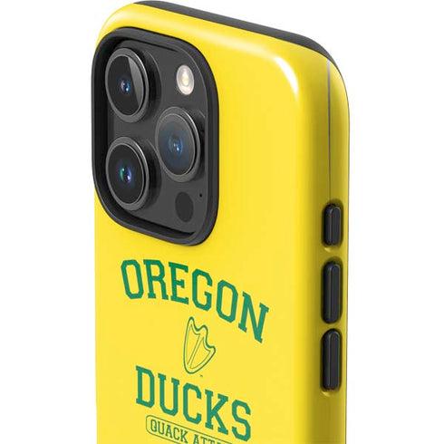 University of Oregon Ducks Quack Attack iPhone 16 Pro Impact Case